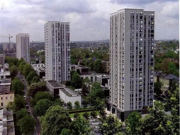 Chalcots Estate towers Camden North London