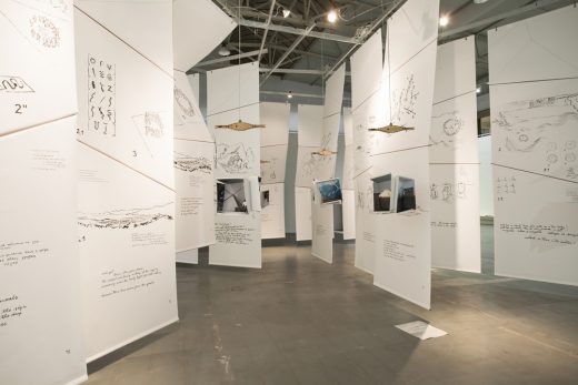 Ciudad Abierta, Amereida Phalene Latin South America, Installation View