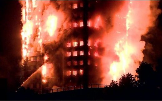 Grenfell Tower Fire in West London