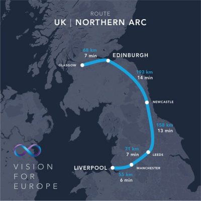 Hyperloop One Global Challenge: Northern Arc | www.e-architect.com