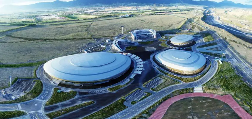 Ice Sports Center in Urumqi City