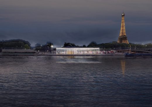 Paris Riverside Restaurant Architecture Competition Winning design