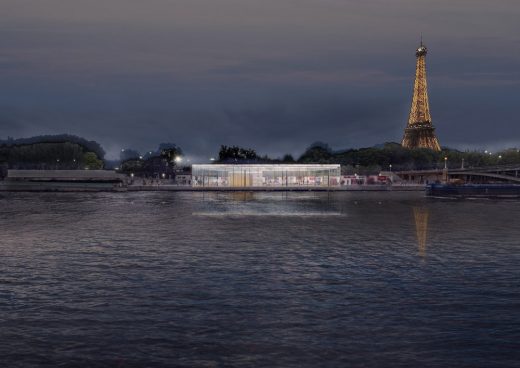 Paris Riverside Restaurant Architecture Competition Winning design