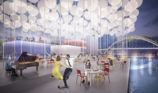 Paris Riverside Restaurant Architectural Competition 3rd Prize