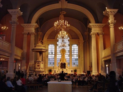 St. Paul's Chapel interior New York City