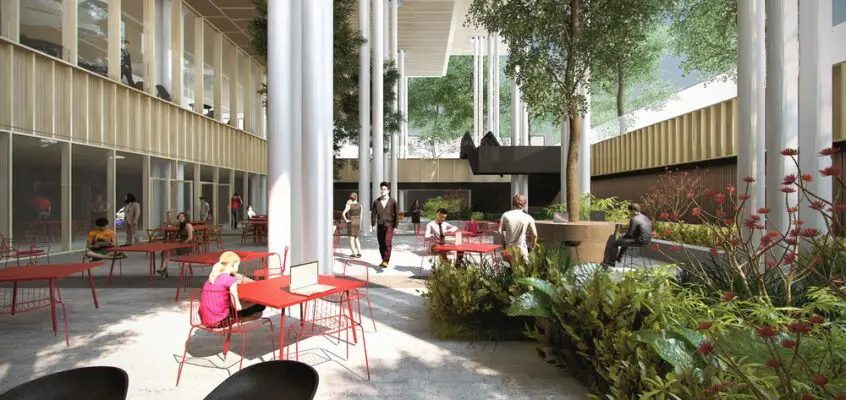 Tainan Public Library in Taiwan Building