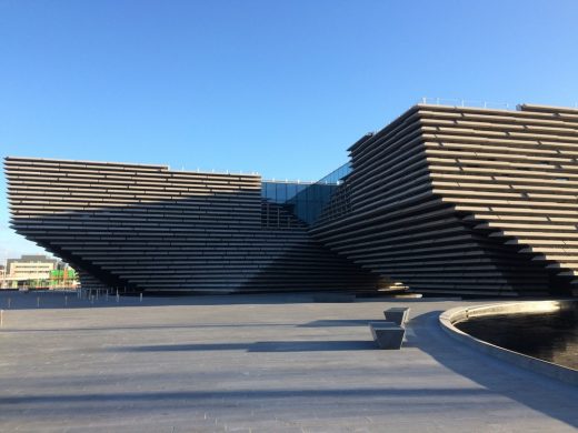 V&A at Dundee Museum Building design by Japanese architect Kengo Kuma