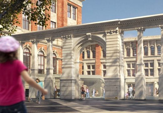 V&A Exhibition Road Project Aston Webb Screen by AL_A