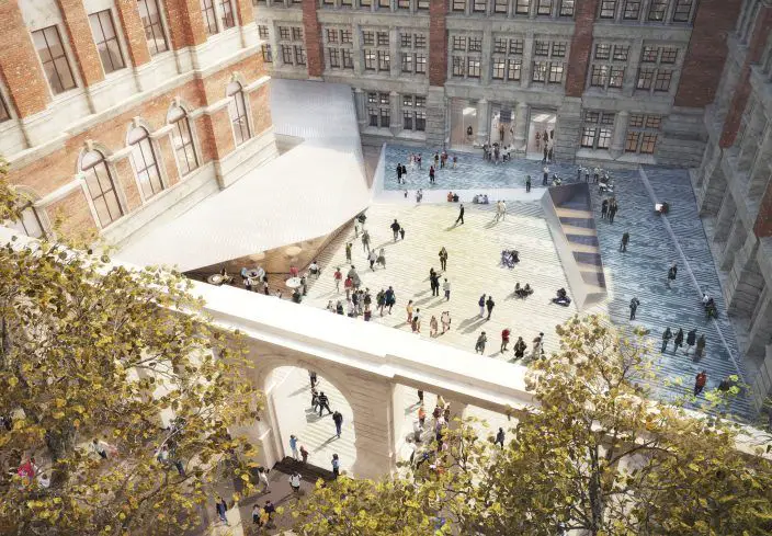 V&A Exhibition Road Project courtyard design by AL_A