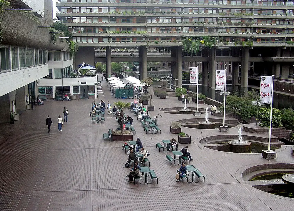 Barbican Centre London architecture landscape | www.e-architect.com