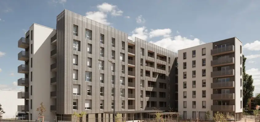 Cap Canal Social Housing, Villeurbanne, Lyon