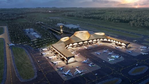 Cartagena Airport Building design by CAZA Architects