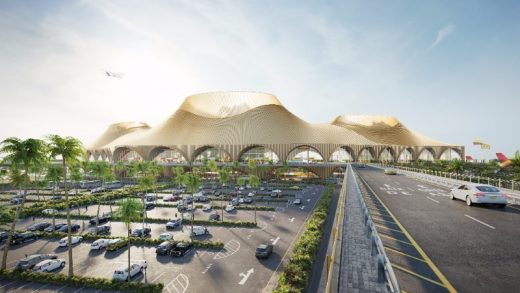 Cartagena Airport Building design by CAZA Architects