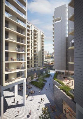 Chapel Street Regeneration Buildings in Salford