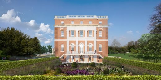 Clandon Park in Surrey Competition design by Donald Insall Associates