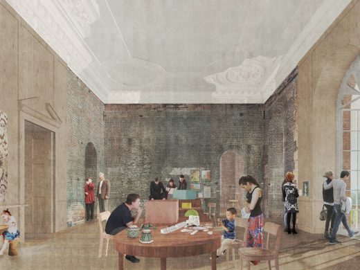 Clandon Park in Surrey Competition design by Sergison Bates Architects