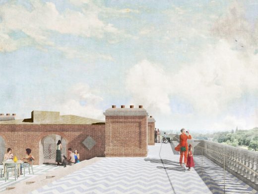 Clandon Park in Surrey Competition design by Sergison Bates Architects