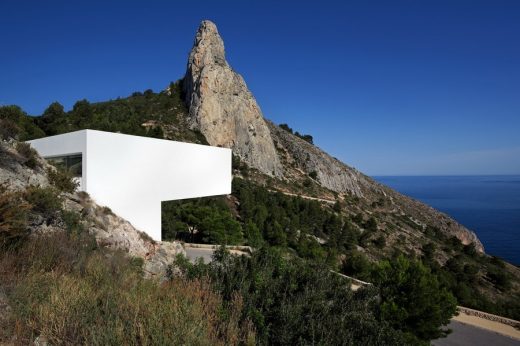 House on the Cliff in Alicante, Spain