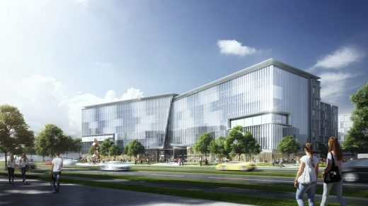 Jinwan Aviation City Research & Development Center in Zhuhai | www.e-architect.com