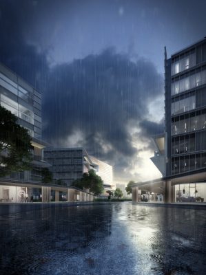 Jinwan Aviation City Research & Development Center in Zhuhai | www.e-architect.com