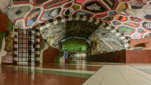 Kungsträdgården station Stockholm underground art 