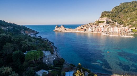 Luxury seaside house by Portovenere on Palmaria Island in Liguria, Italy