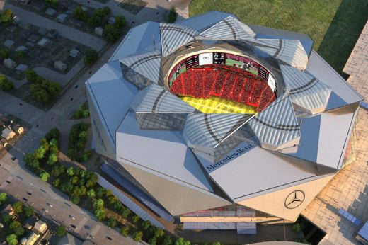 Mercedes-Benz Stadium Building Atlanta Georgia