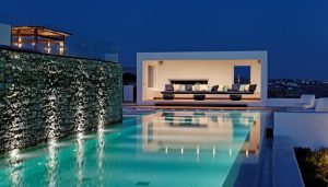 Mykonos Villa pool design in the Cyclades | www.e-architect.com