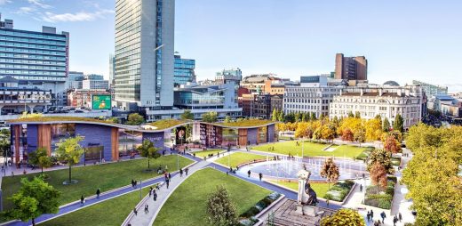 Manchester Piccadilly Gardens Landscape design by Urban Edge Architecture | www.e-architect.com