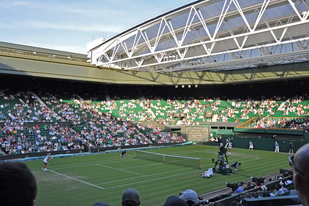 Wimbledon Centre Court Roof closing