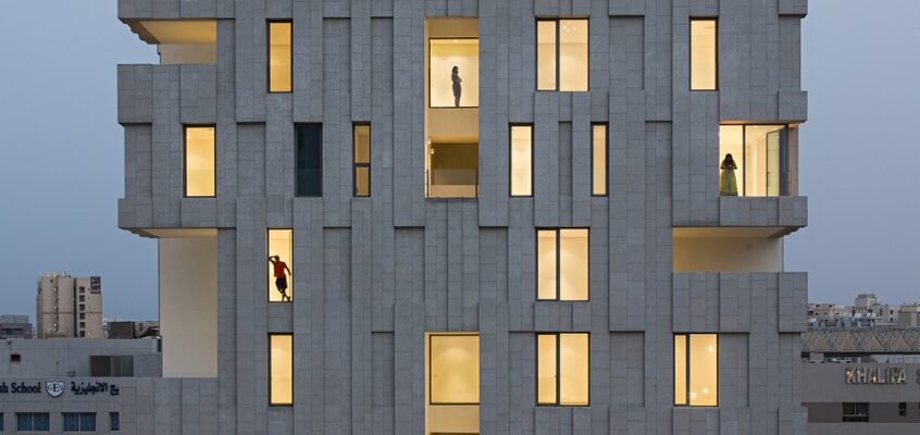 Wind Tower Salmiya Building, Wafra Housing
