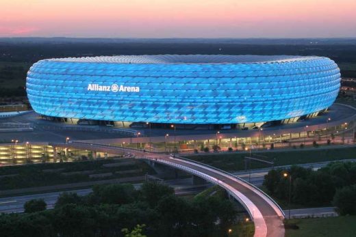 Munich Architecture Tours - Allianz Arena building facade
