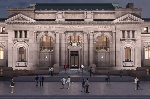 Apple Store at Carnegie Library of Washington D.C. | www.e-architect.com