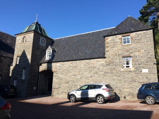 Arisaig House clock tower building