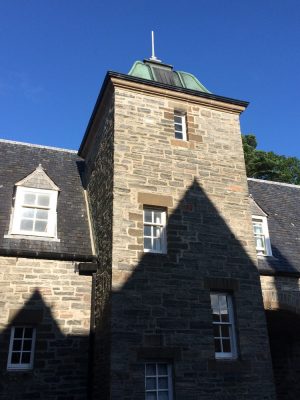 Arisaig House clock tower