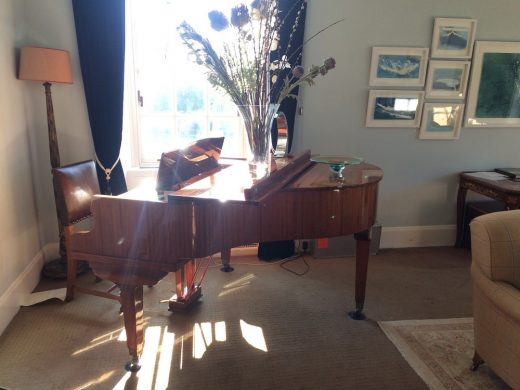 Arisaig House grand piano