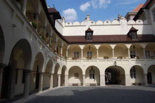 Bratislava City Museum courtyard