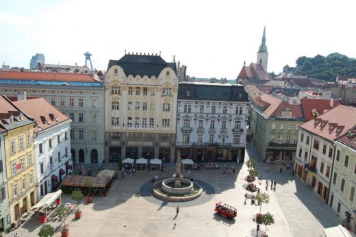 Main Square in Bratislava Architecture Tours