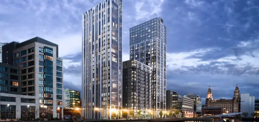 Plaza 1821 and Hive City Docks, Liverpool Waters