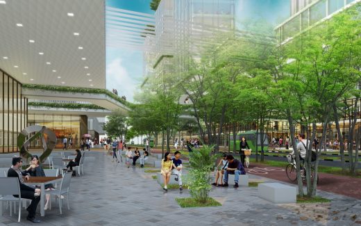 Jurong Lake District Singapore masterplan design | www.e-architect.com
