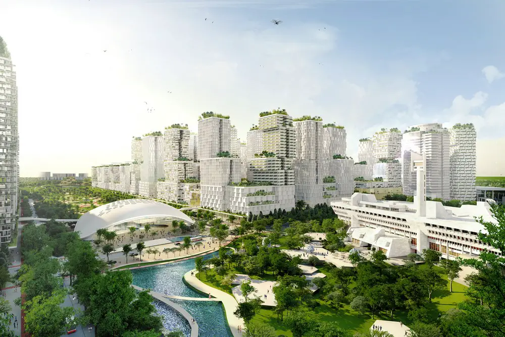 Jurong Lake District Singapore masterplan | www.e-architect.com