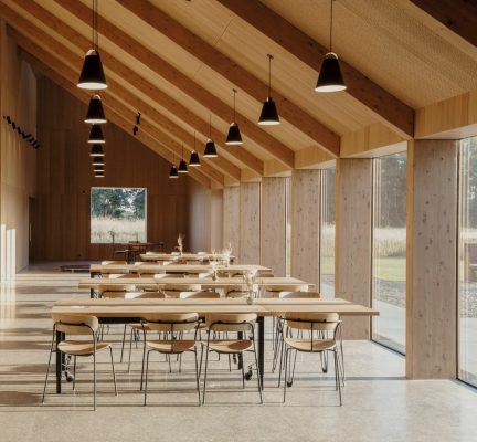 Grain House in Hjørring, Jutland, Denmark interior