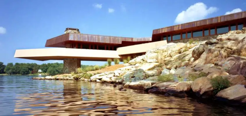 Petra Island Houses New York by Frank Lloyd Wright