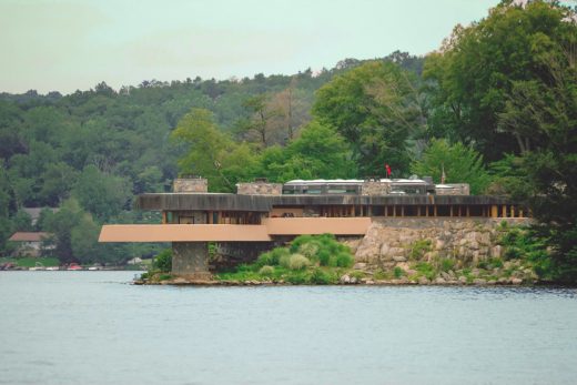 Petra Island home by Frank Lloyd Wright | www.e-architect.com