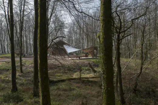 Sawmill Shelter AA Hooke Park Beaminster