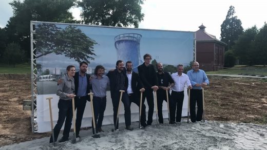 Stadtwerke Heidelberg Tower breaking ground