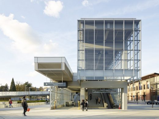 University of Washington Link Station for Sound Transit Seattle building