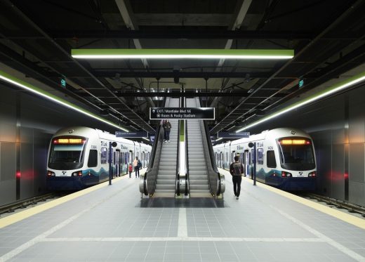 UW Link Station for Sound Transit Seattle building