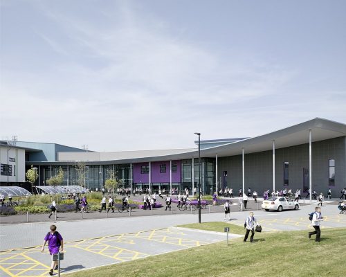 Ysgol Bae Baglan Port Talbot School Building | www.e-architect.com