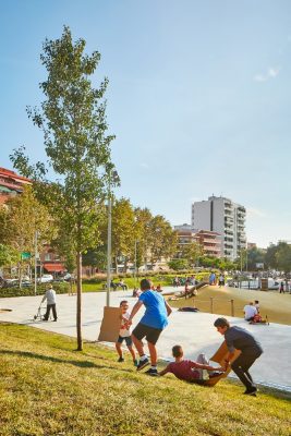 A green space in Badalona